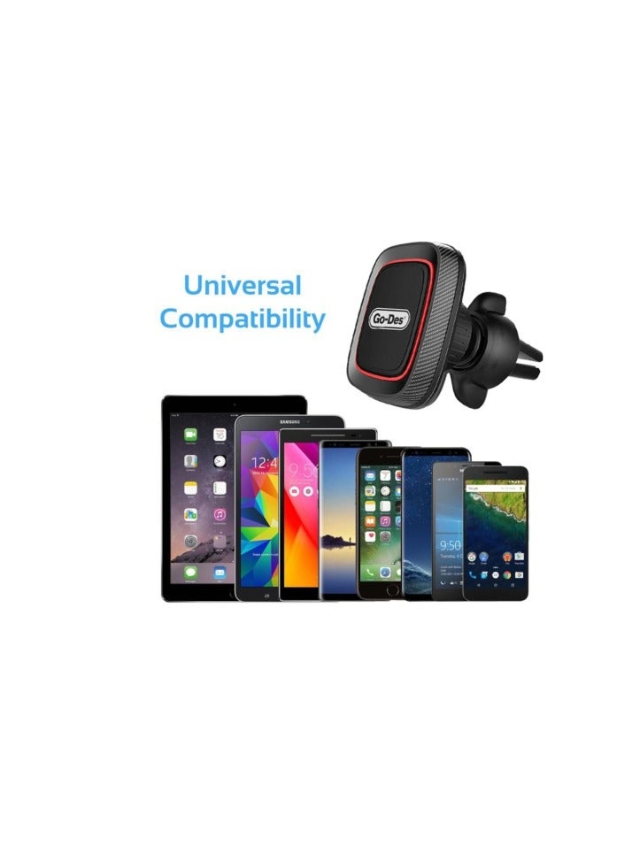 GO-Des Universal Cell Phone Holder Magnetic Air Vent Car Phone Mount hd611 - Image 1