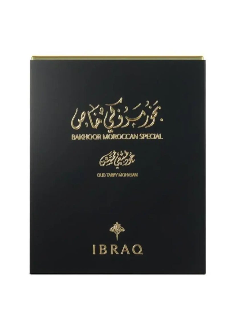 IBRAHEEM AL.QURESHI Bakhoor Moroccan Special – Oud Tabiy Mohasan 30gm - Image 2