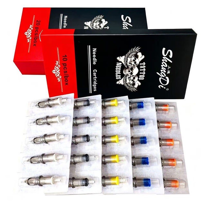 Tattoo needle disposable tattoo eyebrow eyeliner hair all-in-one needle tattoo pen short needle electric current machine tattooing machine needle - Image 1