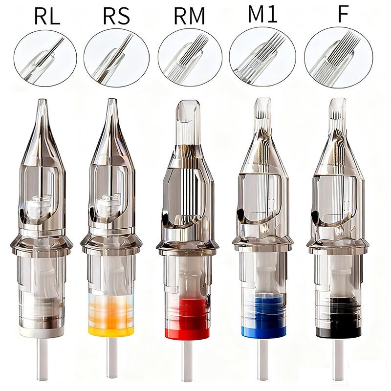 Tattoo needle disposable tattoo eyebrow eyeliner hair all-in-one needle tattoo pen short needle electric current machine tattooing machine needle - Image 2