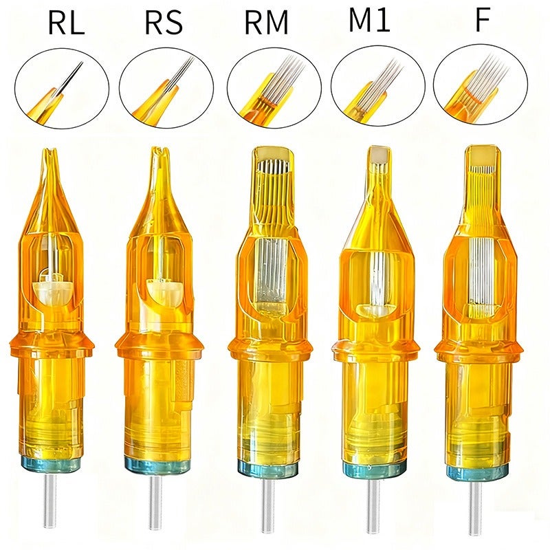 Tattoo needle disposable tattoo eyebrow eyeliner hair all-in-one needle tattoo pen short needle electric current machine tattooing machine needle - Image 3