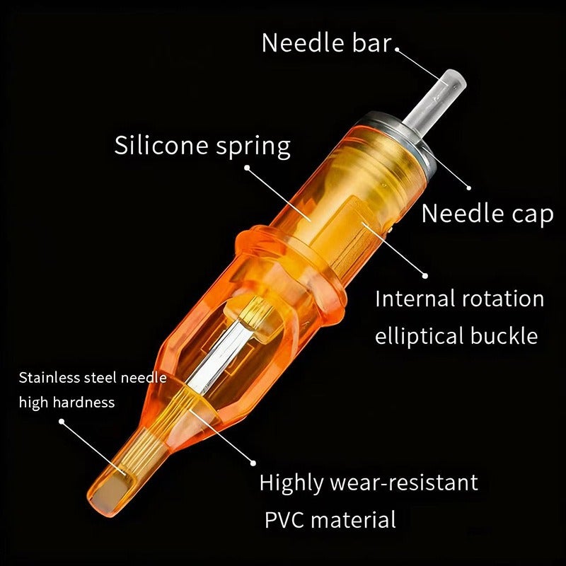 Tattoo needle disposable tattoo eyebrow eyeliner hair all-in-one needle tattoo pen short needle electric current machine tattooing machine needle - Image 4