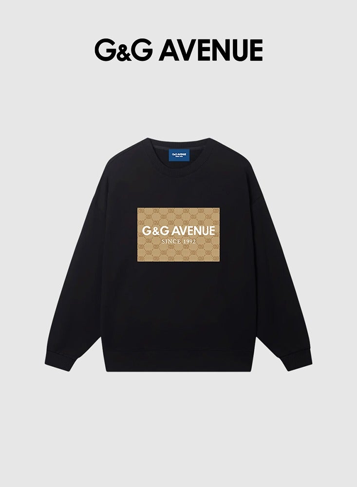 G&G AVENUE Men's Pullover Mens Hoodie Woman Pullover Fall Loose Sweatshirt Hip-hop Style Sweatshirt Jogging Top Women Winter Bottoming Shirt  - Image 2