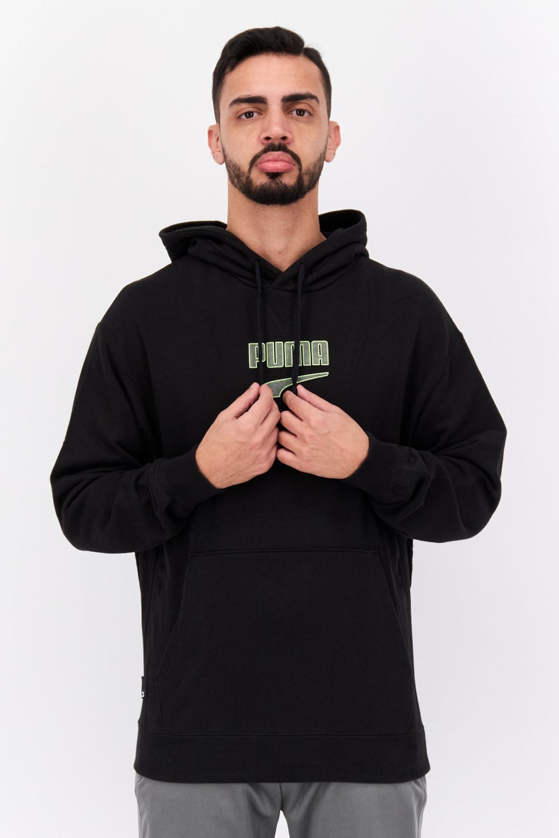 PUMA Men Sportswear Fit Training Hoodie, Black  - Image 1