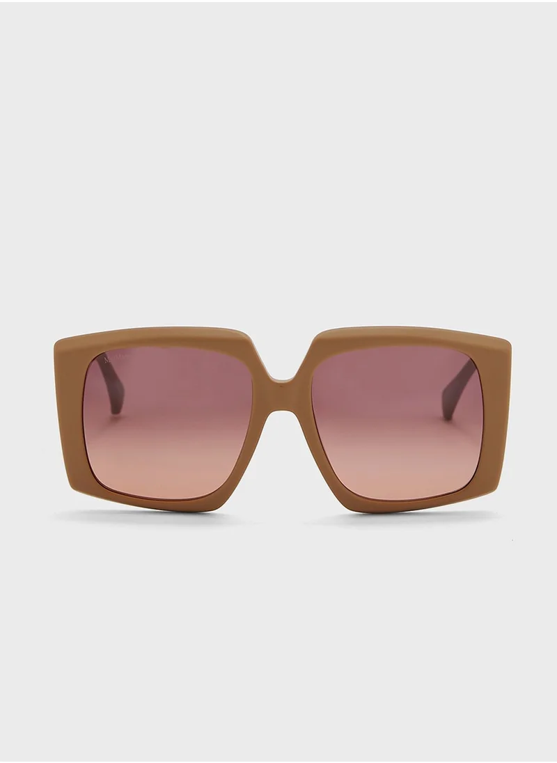 MaxMara Oversized Shape Sunglasses