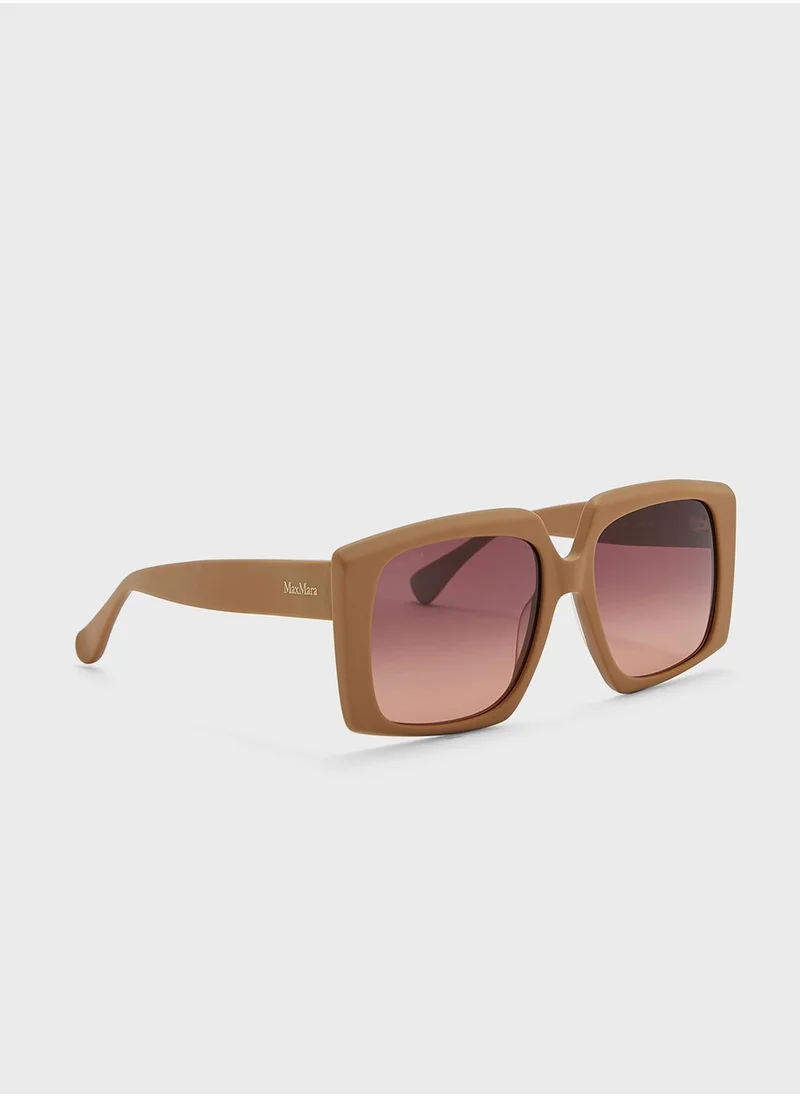 MaxMara Oversized Shape Sunglasses