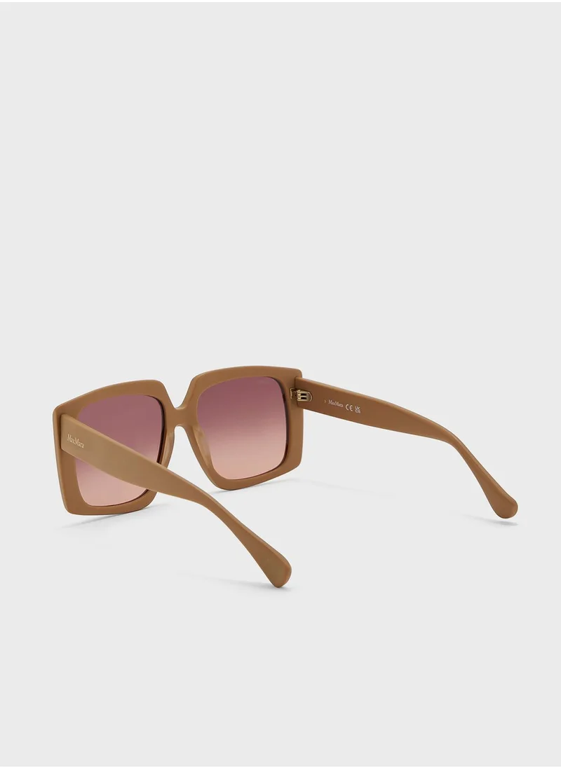 MaxMara Oversized Shape Sunglasses