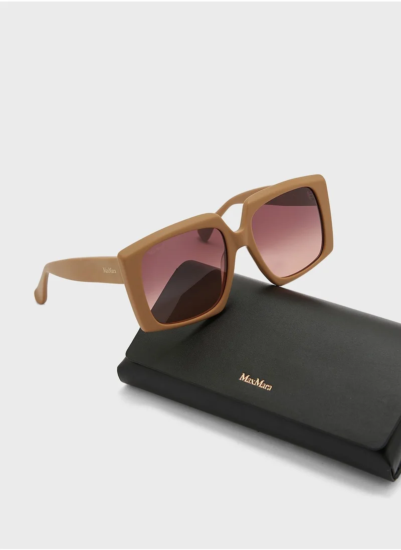 MaxMara Oversized Shape Sunglasses