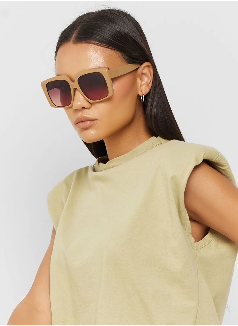 MaxMara Oversized Shape Sunglasses