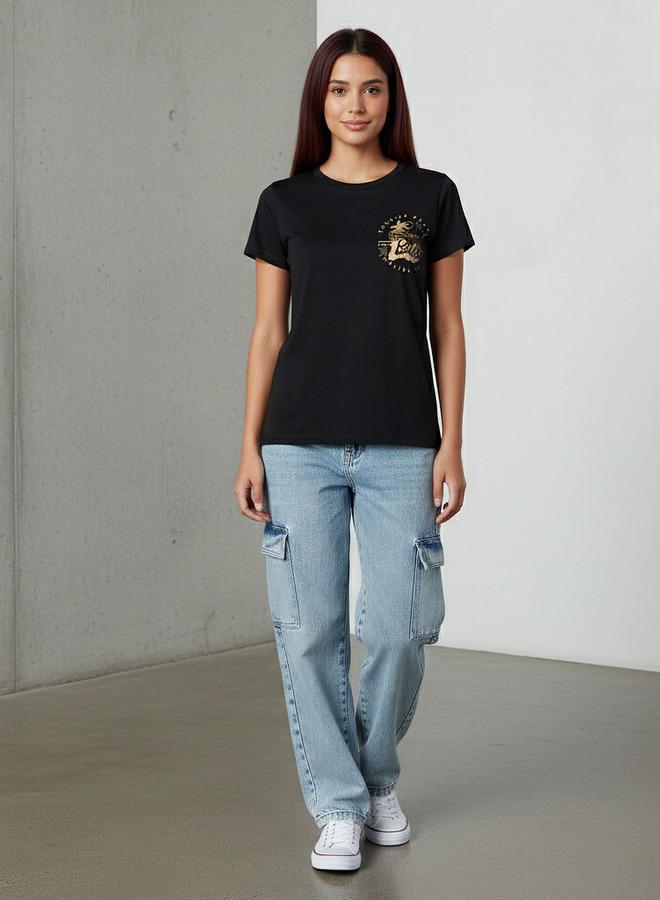 SP Characters Cotton T-shirt with Barbie Print - Image 2