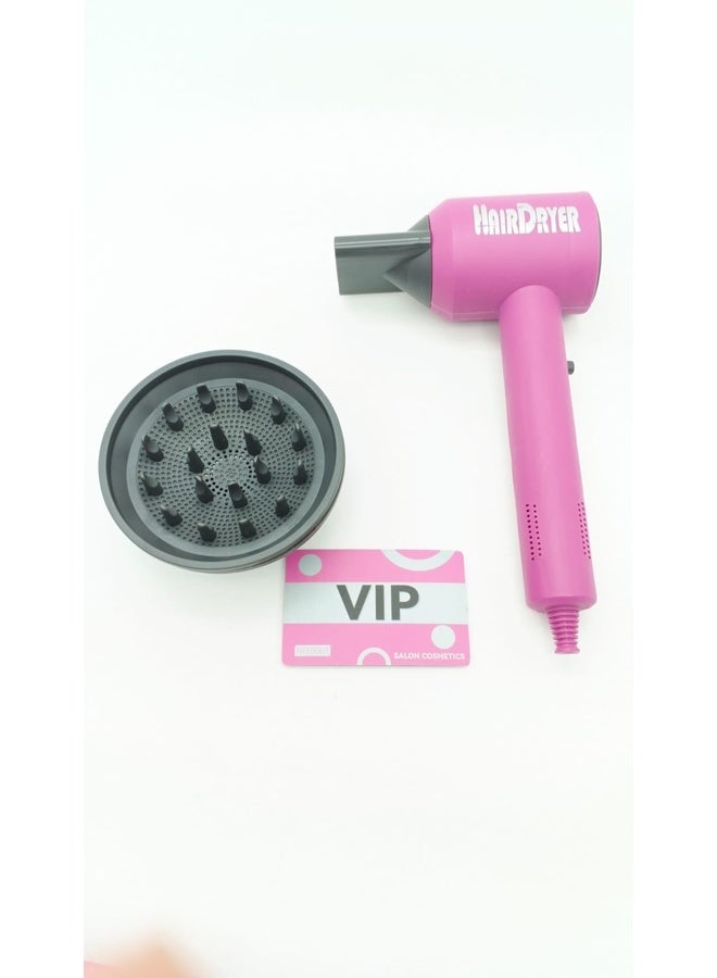 جينتيك مجموعة لعب مجفف شعر وردي للأطفال (3 سنوات فأكثر) مع أصوات وأضواء - Image 1