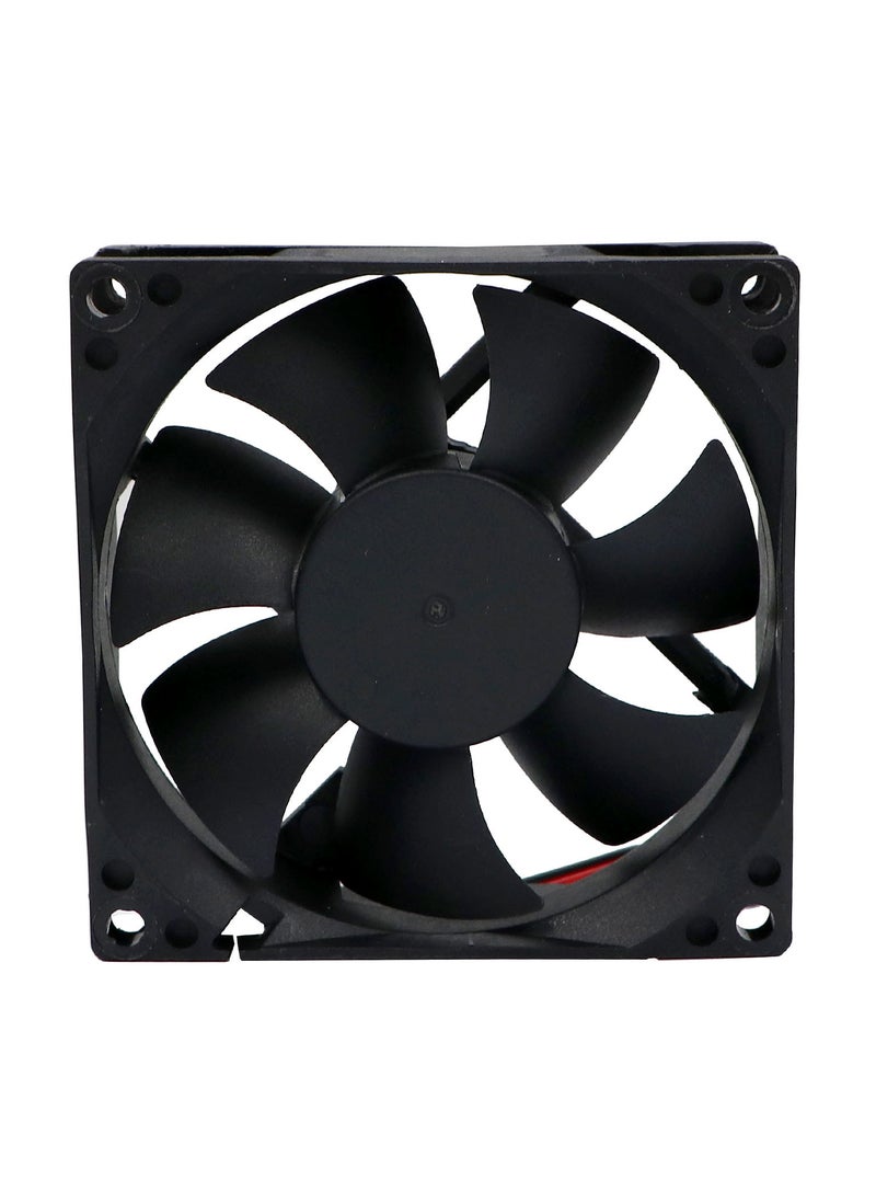Cooling Fan 12V - 80x80 mm - Black  - Image 3