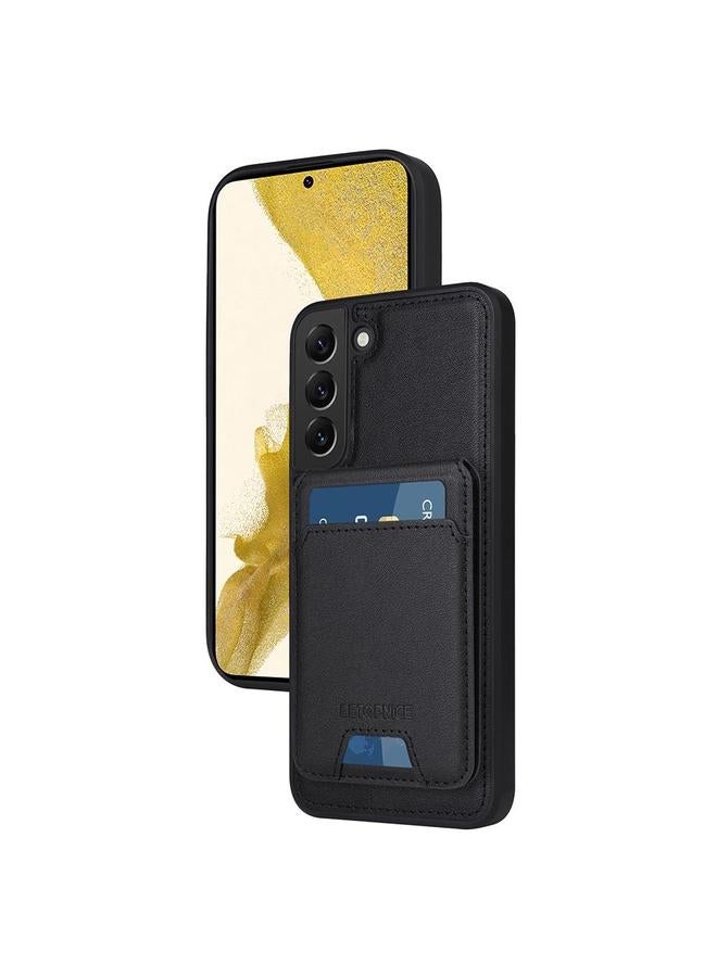 Case For Samsung Galaxy S22+ 5G Vertical Flip Detachable MagSafe Wallet Phone Case