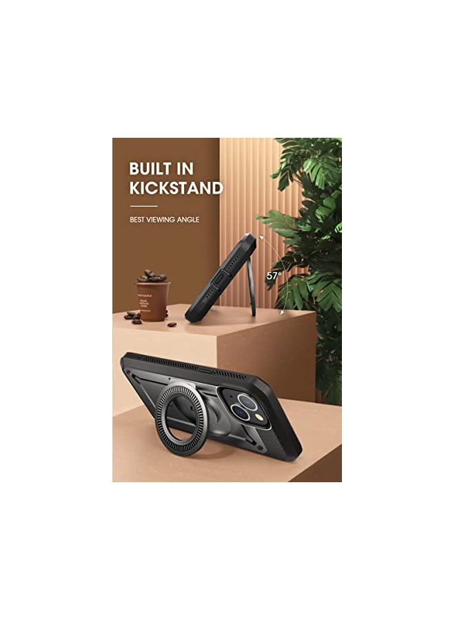 SupCase Unicorn Beetle Pro Mag Case for iPhone 14 Plus 6.7", Compatible with MagSafe Full Body Rugged Case with Built-in Screen Protector & Kickstand & Belt-Clip - Image 5