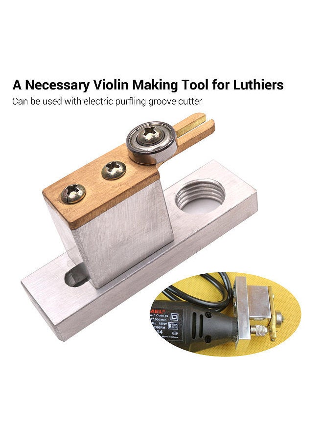Violin Cellow Making Tools Electric Purfling Groove Cutter Luthier Tool Accessories With Two Miling Cutters
