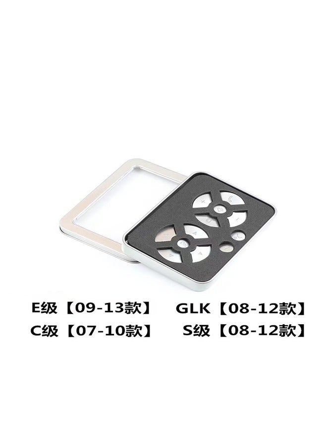 Cover Car Seat Control Buttons For Mercedes E & C & S & GLK (12 Pieces) - Image 2