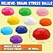 Kasyat 40 Pcs Brain Stress Ball 3 Colorful Large Brain Shaped Stress Ball Bulk Halloween Party PU Hand Muscle Exercise Pressure Prop for Adult Improving Grip Strength Object Recognition Prop Mold - Image 4