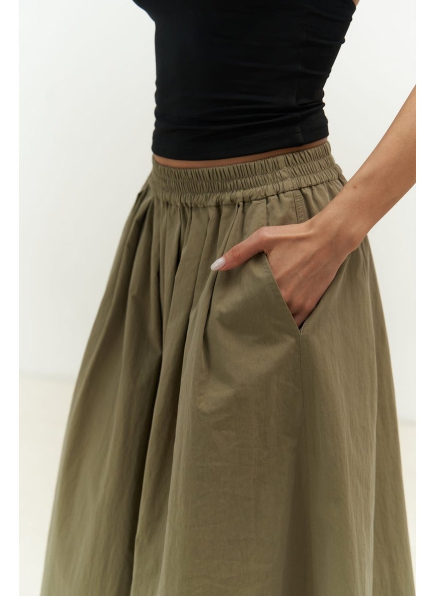 Collection Ivory Khaki Parachute Skirt - pzsku/Z99A1F8785105BC7F8E81Z/45/_/1741093504/9aaa5843-6814-4cb6-94fa-04dd2a0271de