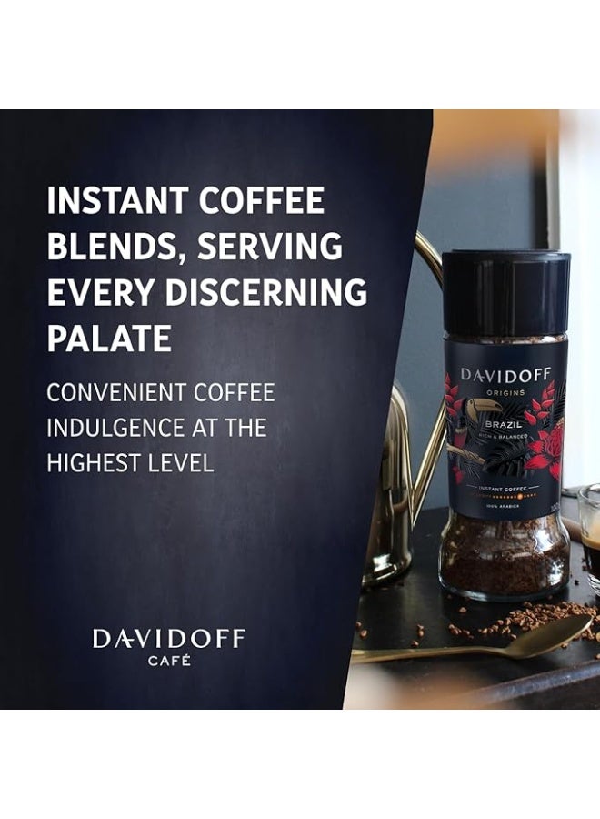 Davidoff Origins Brazil Instant Coffee 90g - Image 3