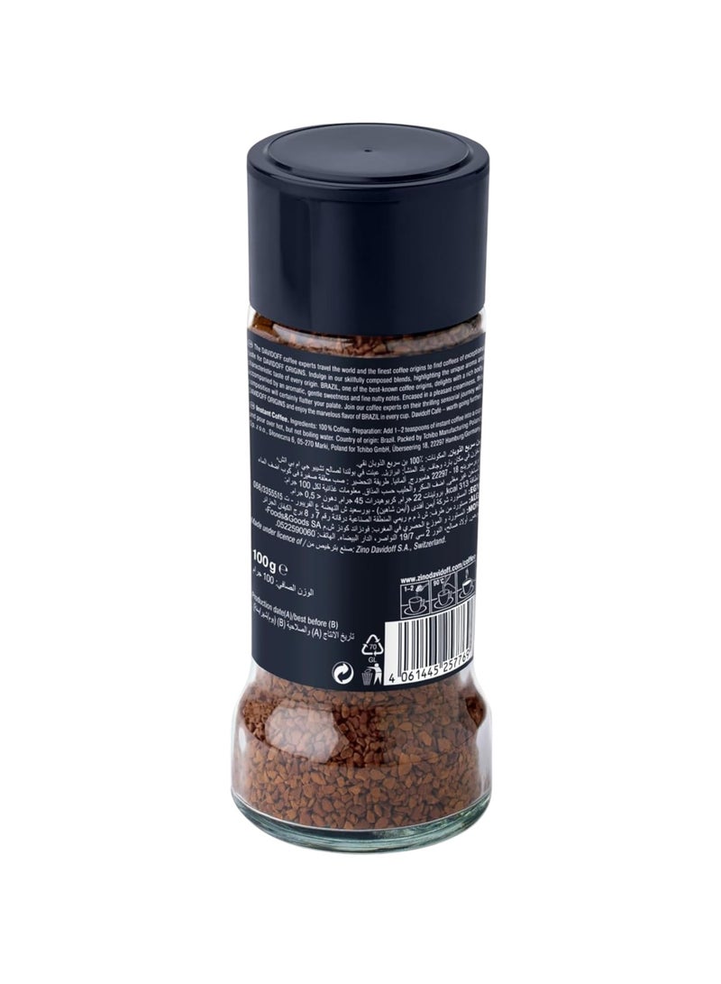 Davidoff Origins Brazil Instant Coffee 90g - Image 2