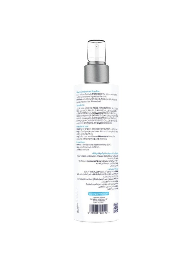 Glow Hydrating Toner For Dry Skin - 200ML - Image 3