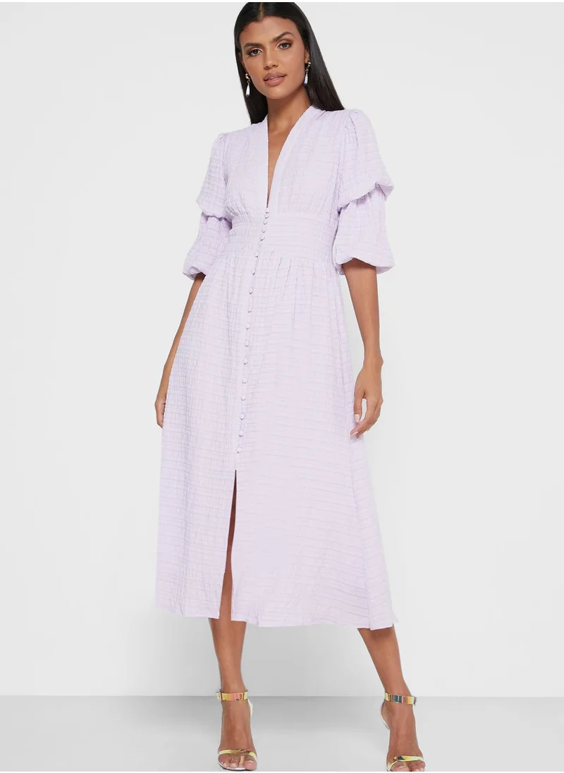 ELLA Ruffle Trim Dress