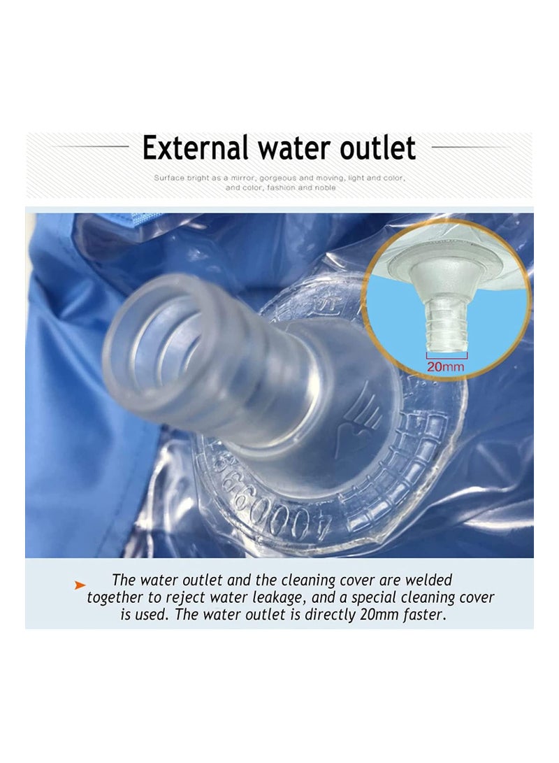 DELGREEN Air Conditioning Cleaning Waterproof Cover Bag with Drain Outlet Dust Washing Clean Protector Bag Size 2P-3P  Wall Mounted Air Conditioning Service Bag with Water Pipe - Image 4