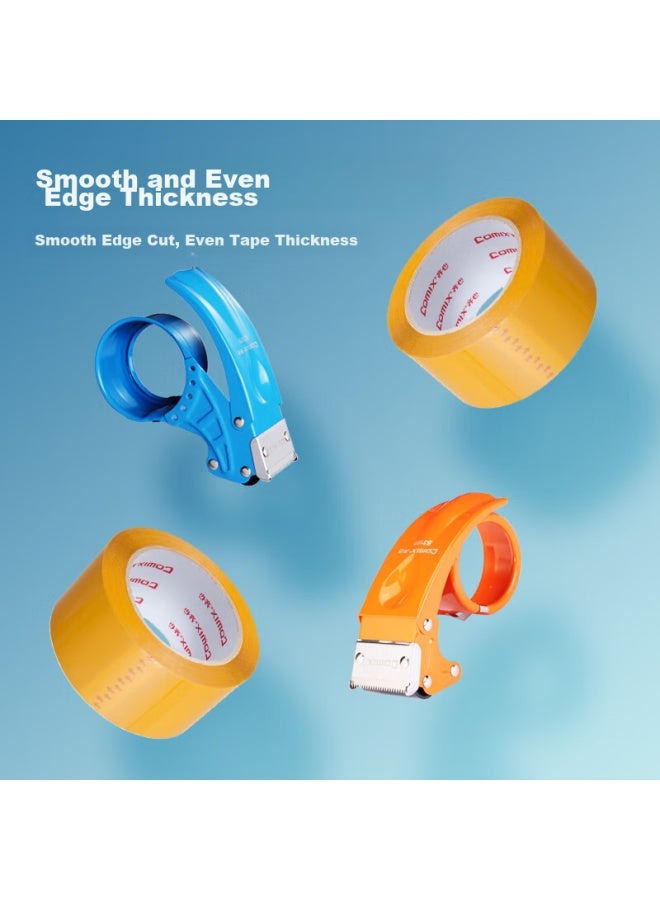 COMIX High-quality Beige Packing Tape, Strong Adhesive, Wide 48mm*60y*50um, Length 54.6 Meters, 6 Rolls, Logistics Express, Jh4806-6 - Image 3