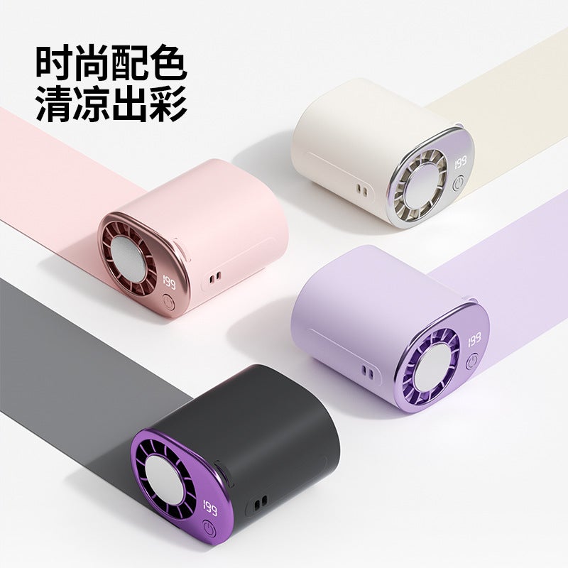 مروحة خصر محمولة بتبريد جليدي مع بطارية قابلة لإعادة الشحن عبر USB، 2000 مللي أمبير، 199 سرعة - Image 2