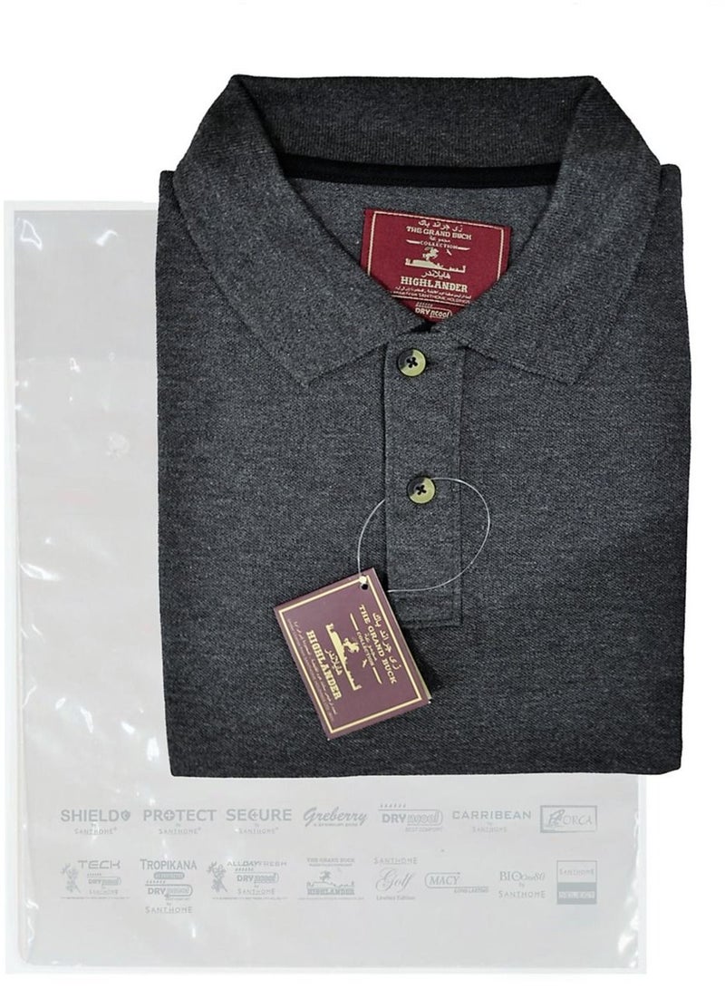 SANTHOME Highlander Cotton Polo Shirt for Men - Image 5