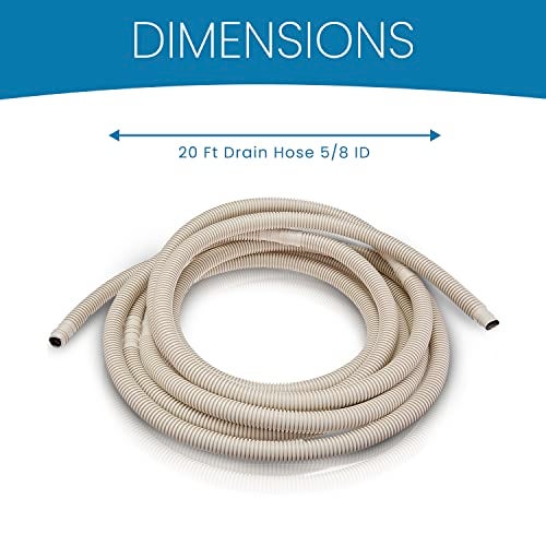 Senville 20 Ft Drain Hose Line for Mini Split Air Conditioner Ductless Heat Pump - Image 2