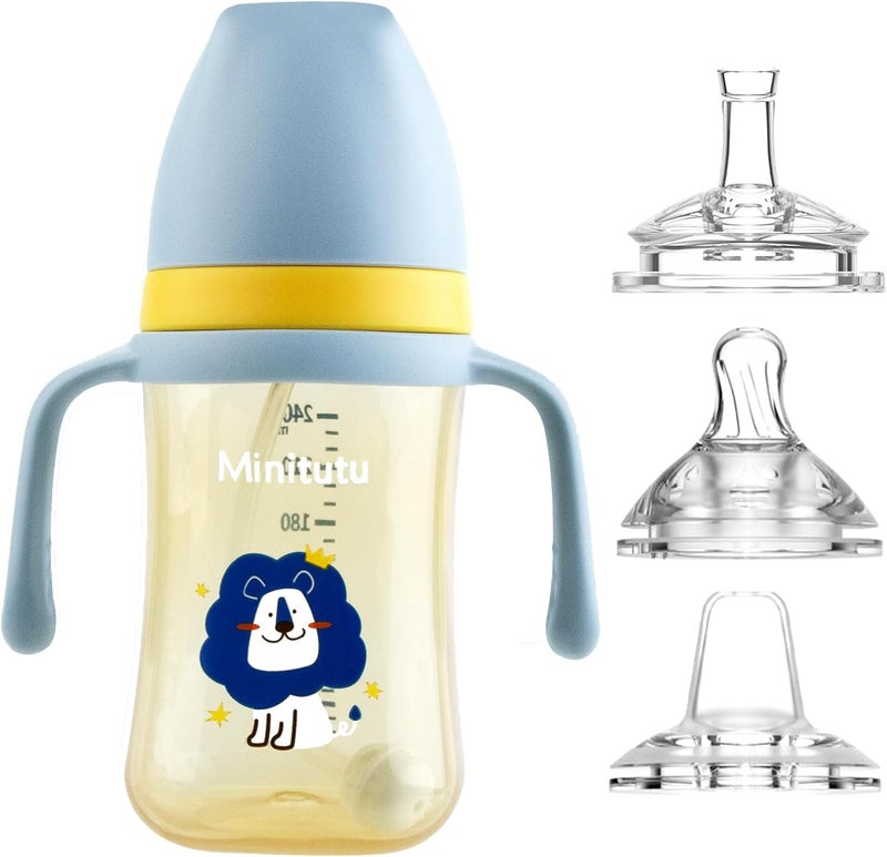 Qshare 3 in 1 Learning Cup with Straw - Image 1