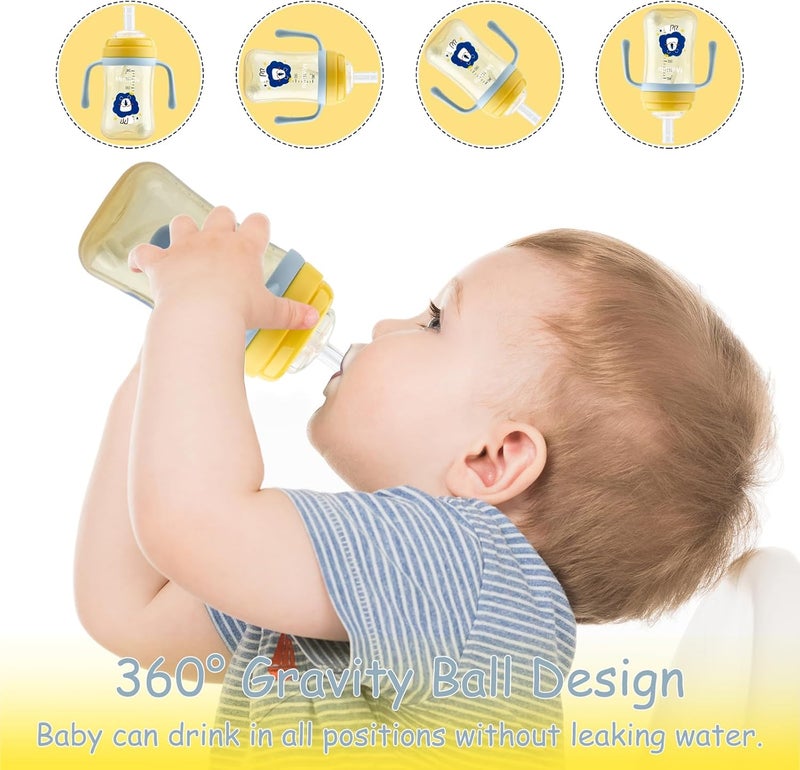 Qshare 3 in 1 Learning Cup with Straw - Image 3