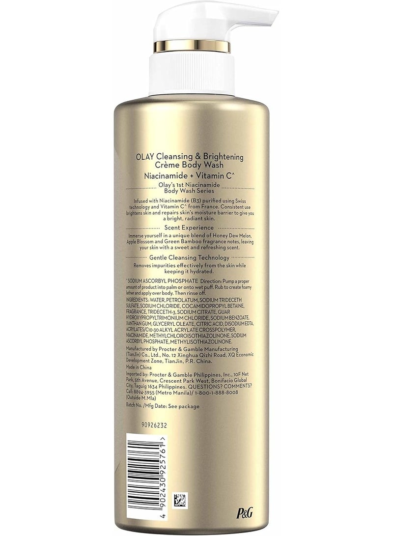 Olay Bodyscience Cleansing & Brightening Crème Body Wash 500 Ml - Image 5
