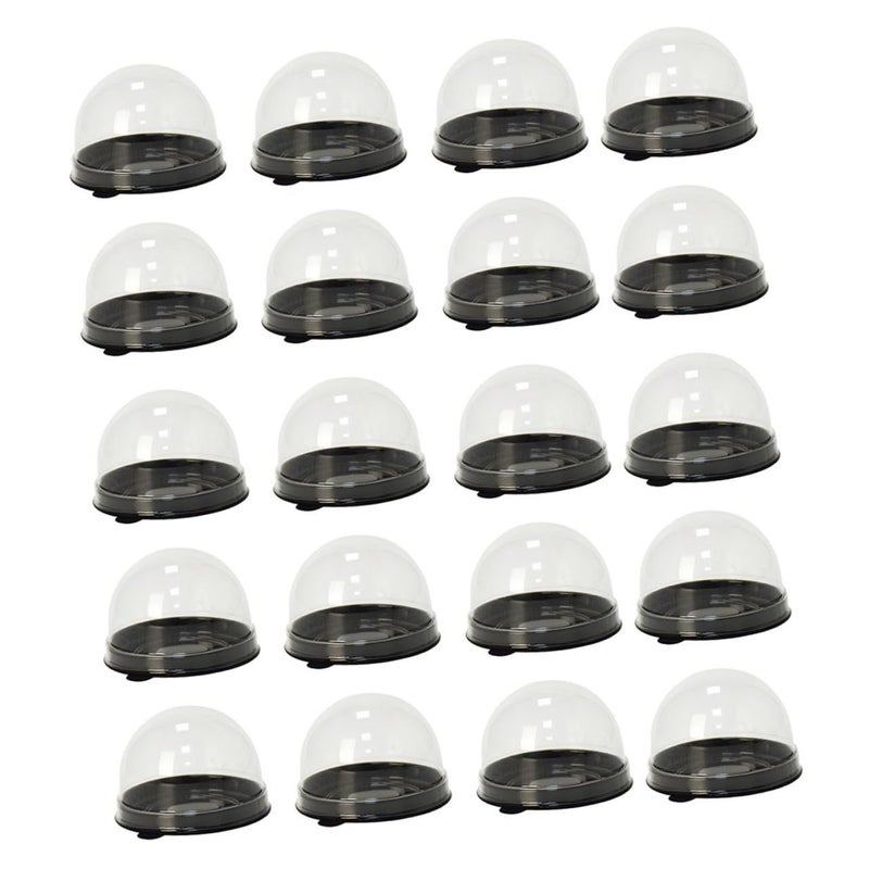 50pcs Plastic Cake Boxes with Dome Lids Bakery Takeout Containers - Image 2