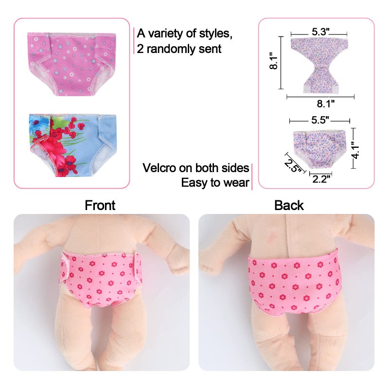MLcnleS Alive Baby Doll Clothes and Accessories - 12 Sets Girl Doll Princess Dress for 12-14 Inch Dolls - Cute Outfits for Little Girls' Christmas & Birthday - Image 5