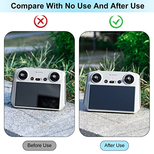 Skyreat Anti-Glare Matte Screen Protector For DJI Mini 5 Pro/Mini 4 Pro/Mini 3 / Air 3s Drone Accessories with DJI RC/RC 2 Remote Controller (2 Pack) - Image 3