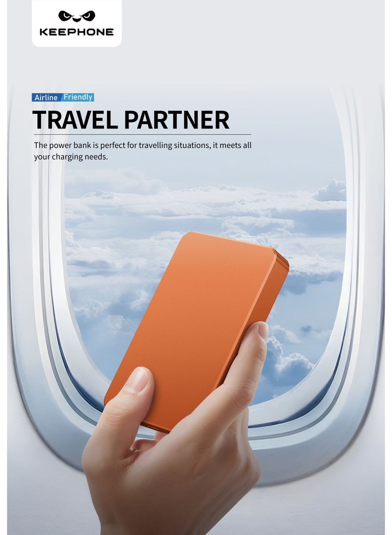كيب هون كي فون لوتشي PB-34 بنك طاقة لاسلكي ماج سيف بسعة 10000 مللي أمبير شحن سريع - Image 1
