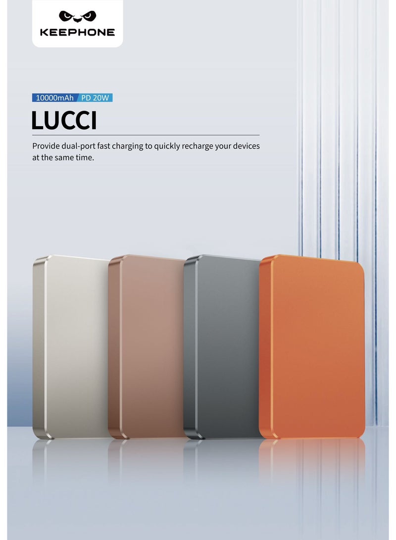 كيب هون كي فون لوتشي PB-34 بنك طاقة لاسلكي ماج سيف بسعة 10000 مللي أمبير شحن سريع - Image 4