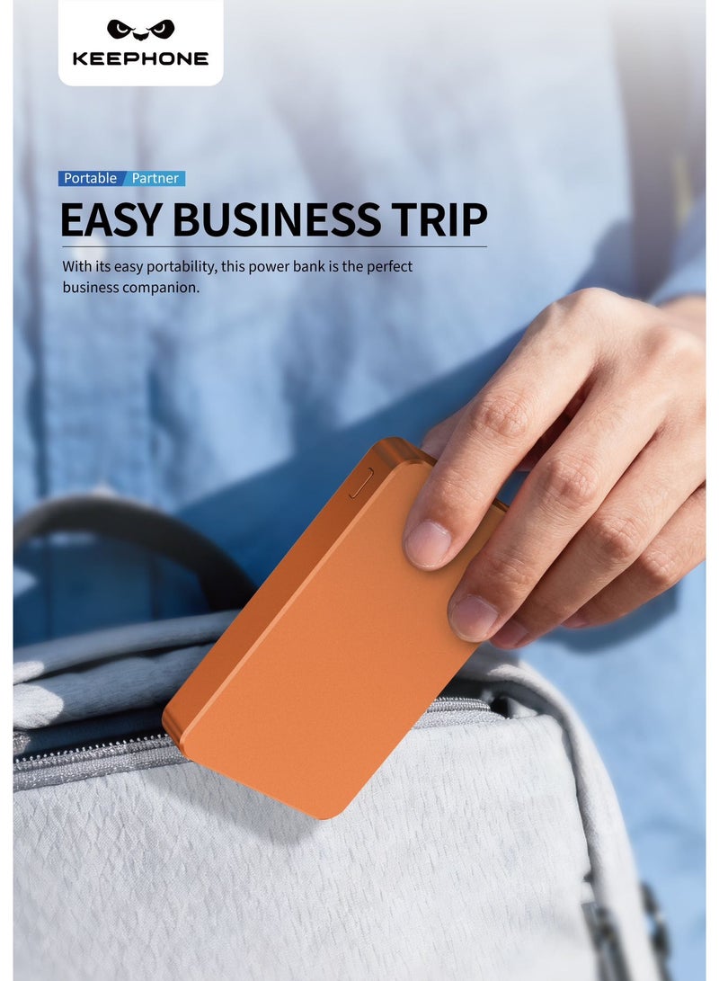 كيب هون كي فون لوتشي PB-34 بنك طاقة لاسلكي ماج سيف بسعة 10000 مللي أمبير شحن سريع - Image 2