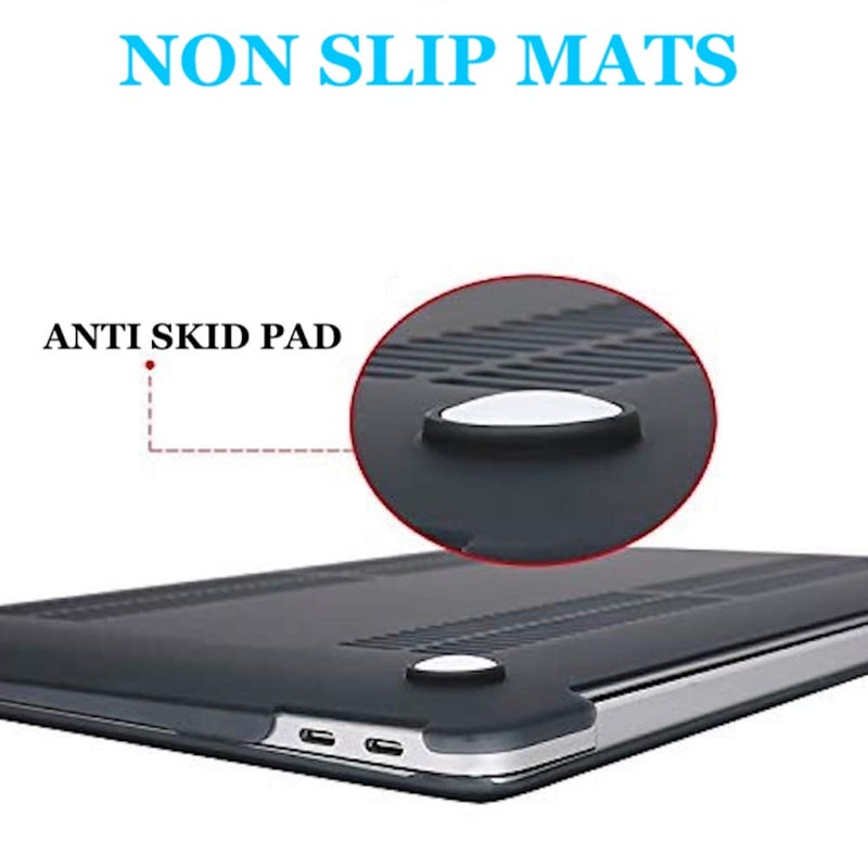 GIOIA BAZAAR Compatible with MacBook Pro 13 inch 2024 2023-2016 M2 Case Cover Release A2338 M1 A2289 A2251 A2159 A1989 A1706 A1710 Chip, Protective Plastic Hard Shell Case Cover (Matt Sea Green) - Image 4