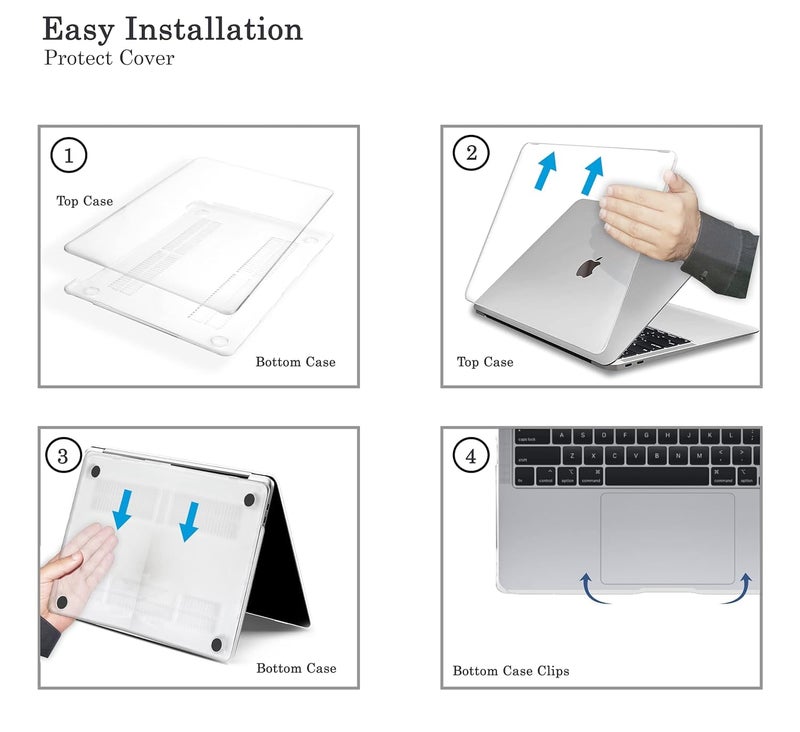 GIOIA BAZAAR Compatible with MacBook Pro 13 inch 2024 2023-2016 M2 Case Cover Release A2338 M1 A2289 A2251 A2159 A1989 A1706 A1710 Chip, Protective Plastic Hard Shell Case Cover (Matt Sea Green) - Image 5