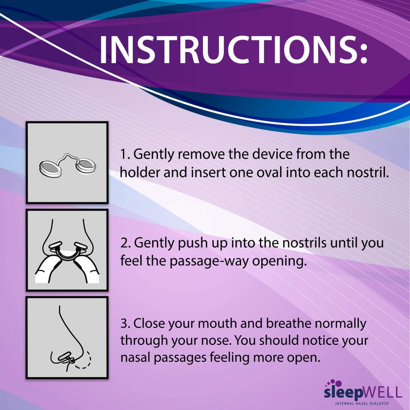 sleepWELL Snoring Solution, Internal Nasal Dilators for Increased Airflow & Easier Breathing, Snore Stopper for More Restful, Restorative Sleep, Soft & Comfortable, Latex Free & Drug Free, 12 Count - Image 5