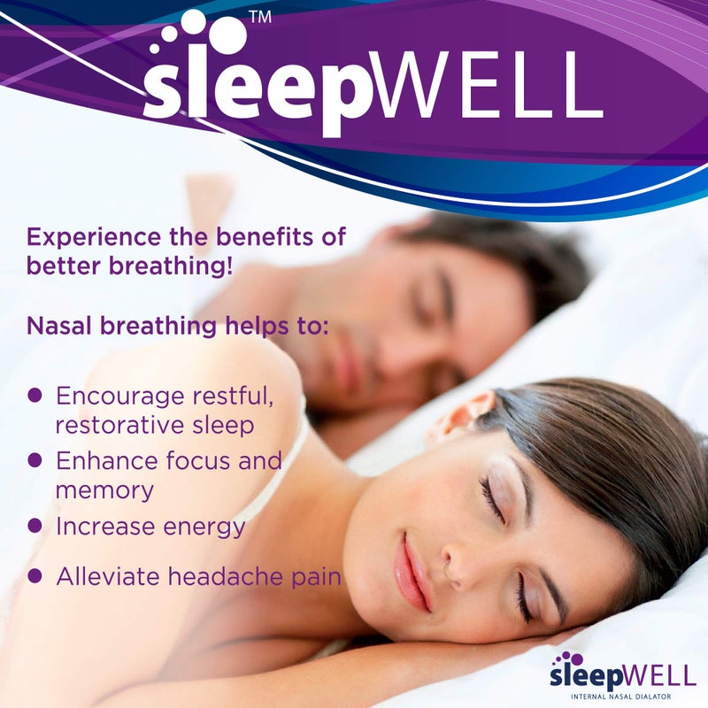sleepWELL Snoring Solution, Internal Nasal Dilators for Increased Airflow & Easier Breathing, Snore Stopper for More Restful, Restorative Sleep, Soft & Comfortable, Latex Free & Drug Free, 12 Count - Image 3