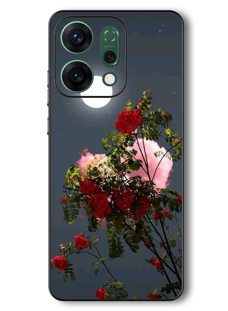 Theodor Case Compatible with Oppo Reno 14 6.59 Inch Protection Shockproof Bumper Cover Moon Shining - Image 1