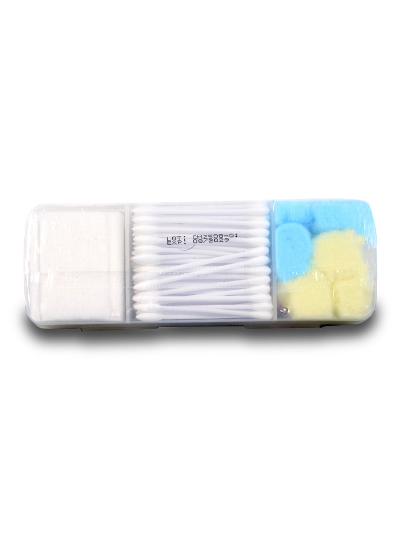 Bubble Pure Cotton Cosmetics Set 3in1 - Image 2