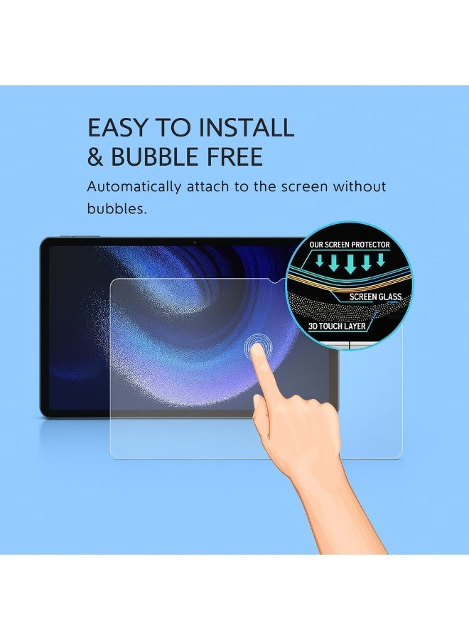Tempered Glass Screen Protector for Redmi Pad 6 11 and Redmi Pad 6 Pro 11 – Shock & Scratch Resistant, Distinct Clarity, Smooth Touch, Easy Installation - Image 3