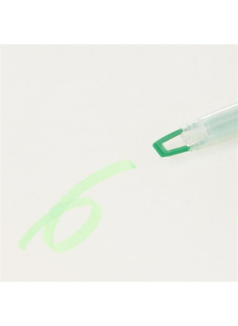 MUJI Double-Sided Neon Green Highlighter  - Image 2