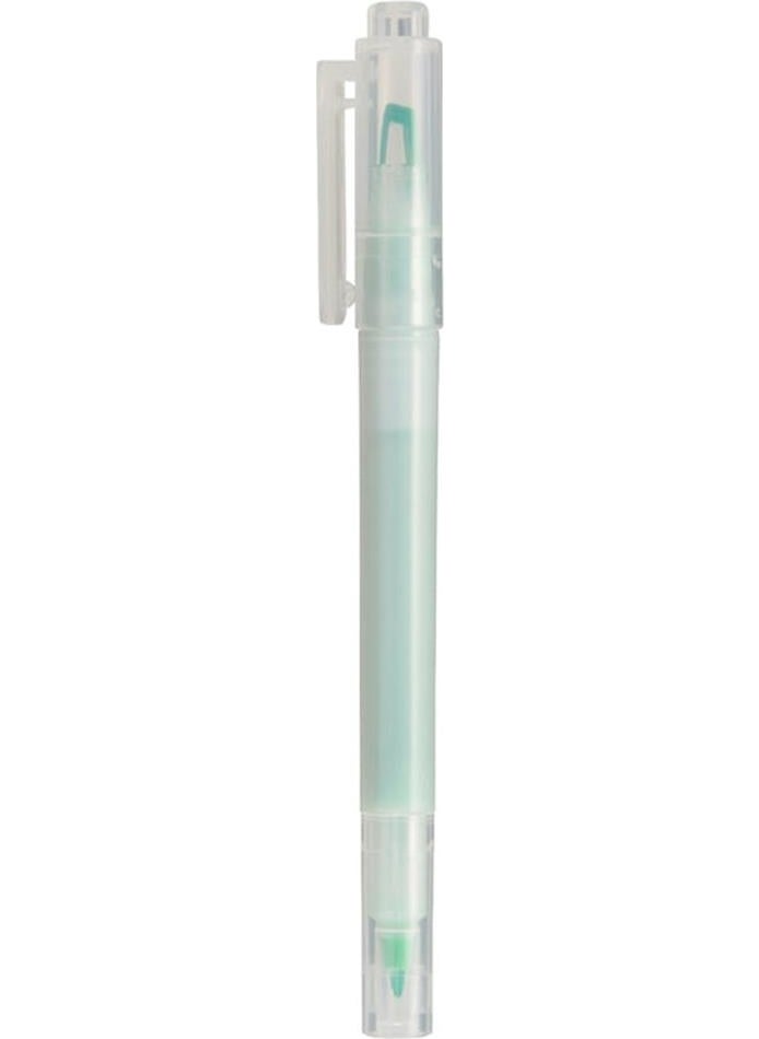 MUJI Double-Sided Neon Green Highlighter  - Image 1