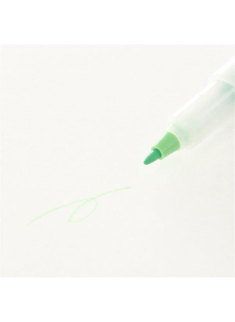 MUJI Double-Sided Neon Green Highlighter  - Image 3
